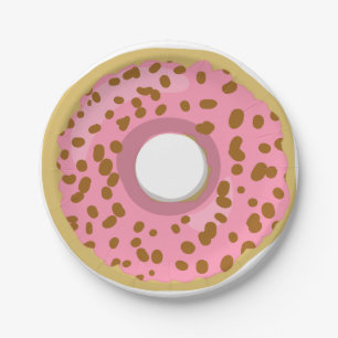 Doughnut Paper Plates Pink Dots Doughnut Girl Part