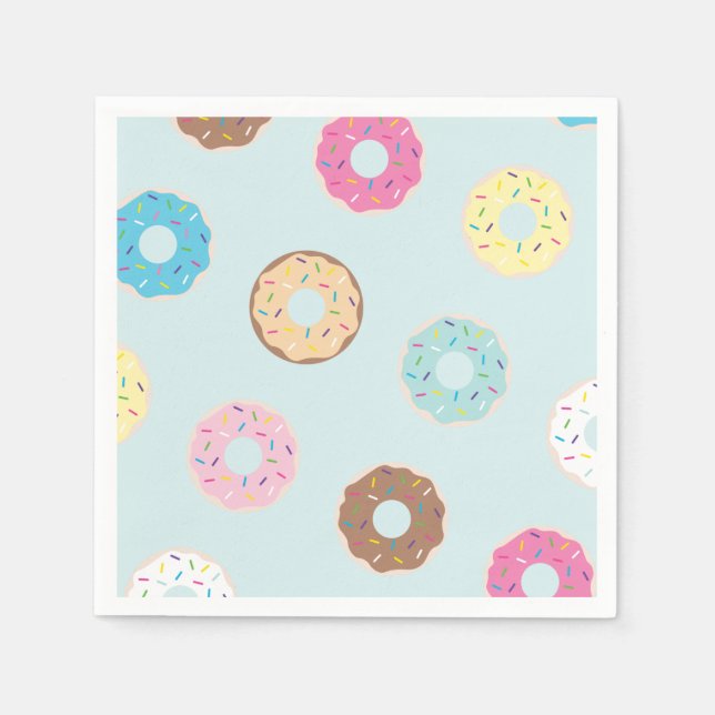 Doughnut Party Napkins (Front)