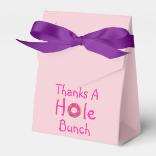 Doughnut Party Thank You Favour Bag Favour Box