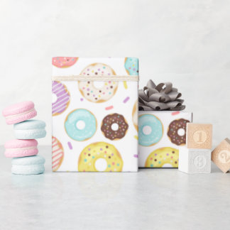 Doughnut Party Wrapping Paper