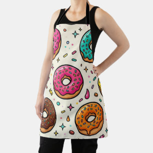 Doughnut Pattern Apron