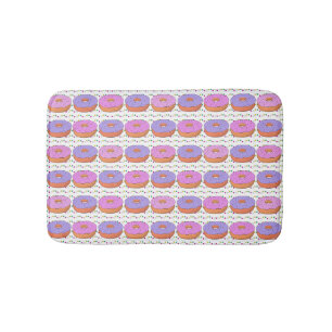 Doughnut Pattern bath mats
