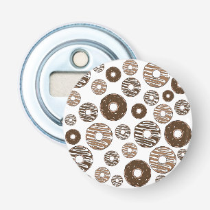 Doughnut Pattern, Chocolate Doughnuts, Caramel Dou Bottle Opener