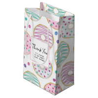 Doughnut Pattern Cute Colourful Thank You