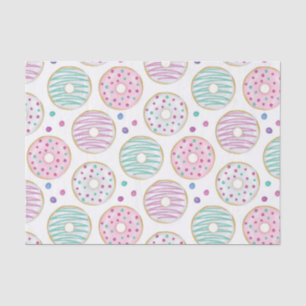 Doughnut Pattern Cute Colourful Tissue Paper