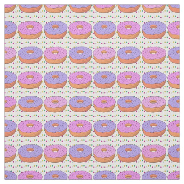 Doughnut Pattern fabric (Swatch)