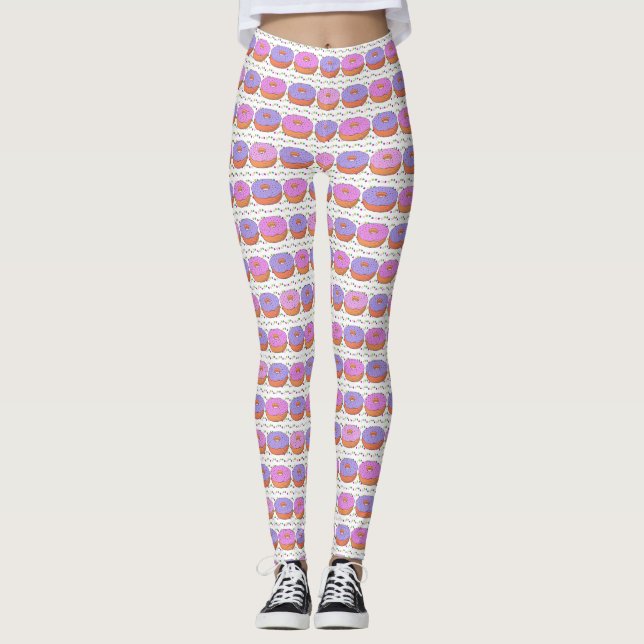 Doughnut Pattern leggings (Front)