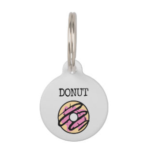 Doughnut Pet Tag