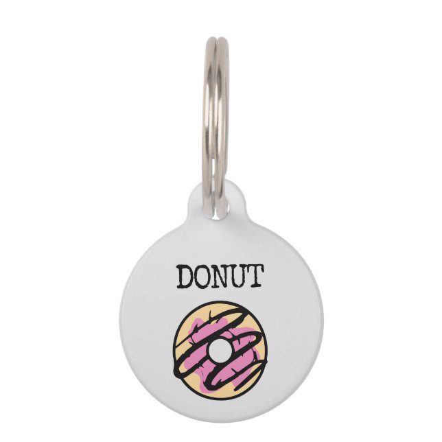 Doughnut Pet Tag (Front)