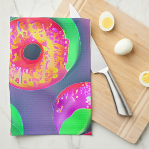 Doughnut Pop Tea Towel