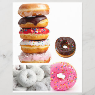 Doughnut poster flyer
