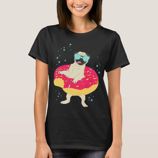 doughnut pug - lifebuoy Classic T-Shirt 691 (Front)