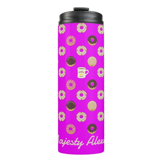 Doughnut Queen Personalised Thermal Tumbler (Front)