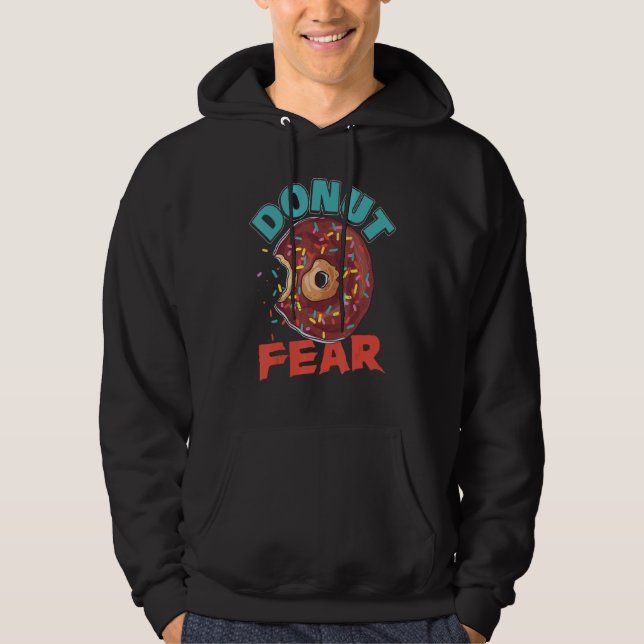 Doughnut Quote Doughnut Hoodie (Front)