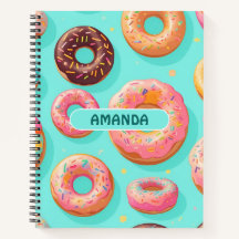 Doughnut Rainbow Colourful Personalised Pattern