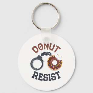 Doughnut Resist Handcuffs Law Enforcement Police O Key Ring