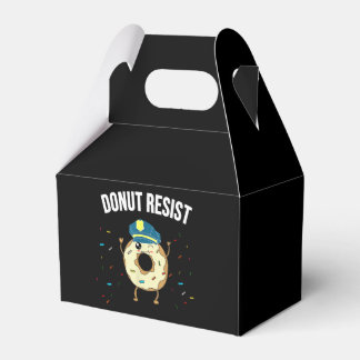 Doughnut Resist Meme Funny Police Officer Support  Favour Box
