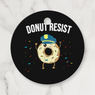 Doughnut Resist Meme Funny Police Officer Support  Favour Tags