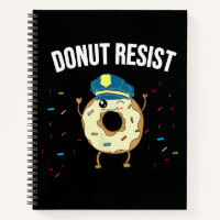 Doughnut Resist Meme Funny Police Officer Support 