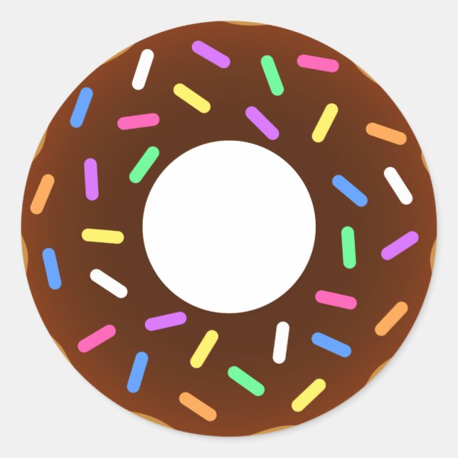 Doughnut Round Stickers (Front)