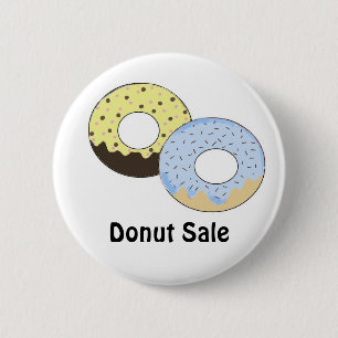 Doughnut Sale 6 Cm Round Badge
