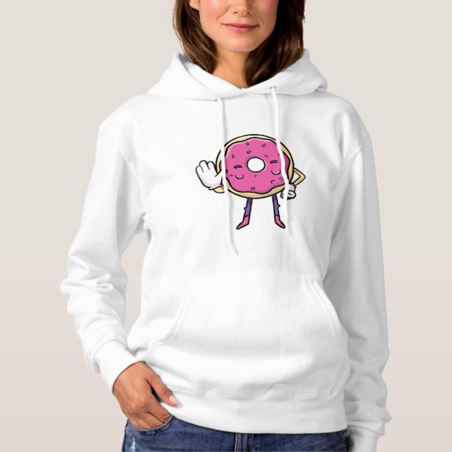 Doughnut Says No Hoodie (Front)