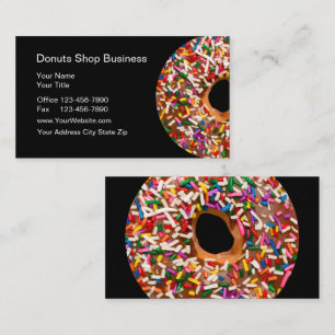 Doughnut Shop Business Cards