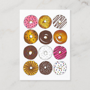 Doughnut Shop Doughnuts Doughnuts Breakfast Food B Business Card
