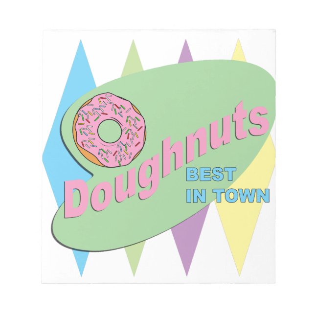 doughnut shop notepad (Front)