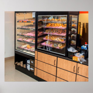Doughnut Shop Photograph Poster