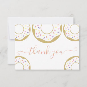 Doughnut Sprinkled With Love Baby Sprinkle Thank Y You Card