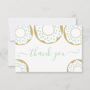 Doughnut Sprinkled With Love Baby Sprinkle Thank Y You Card