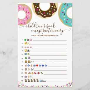 Doughnut Sprinkled With Love Children's Book Emoji