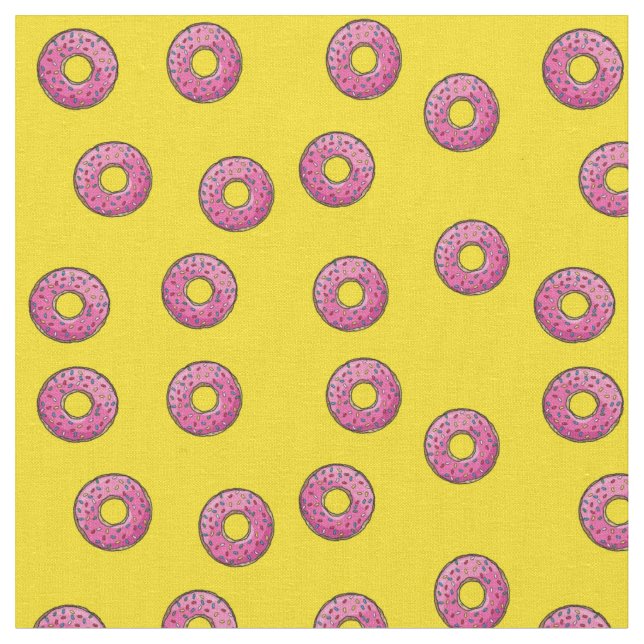 Doughnut Sprinkles Fabric (Close Up)