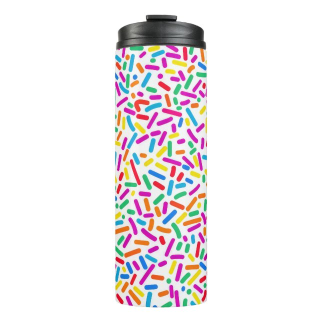 Doughnut Sprinkles Patterns Thermal Tumbler (Front)