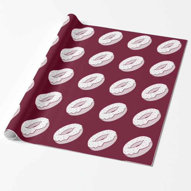 doughnut sprinkles wrapping paper (Unrolled)
