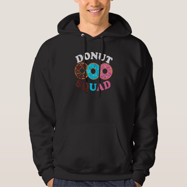 Doughnut Squad Doughnut   Doughnut Bakery Matching Hoodie (Front)