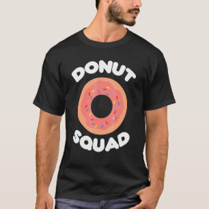 Doughnut Squad  Pink Glazed Doughnut T-Shirt