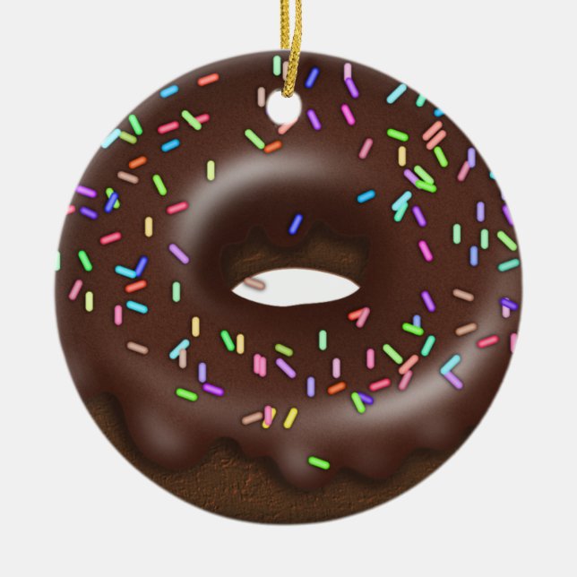 Doughnut - SRF Ceramic Tree Decoration (Front)