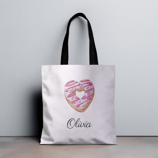 Doughnut Sweet Girl Sprinkles Tote Bag (Creator Uploaded)