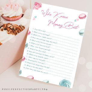 Doughnut Sweet Who Knows Mummy Best Baby Shower  Invitation