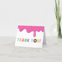 Doughnut Thank You Card