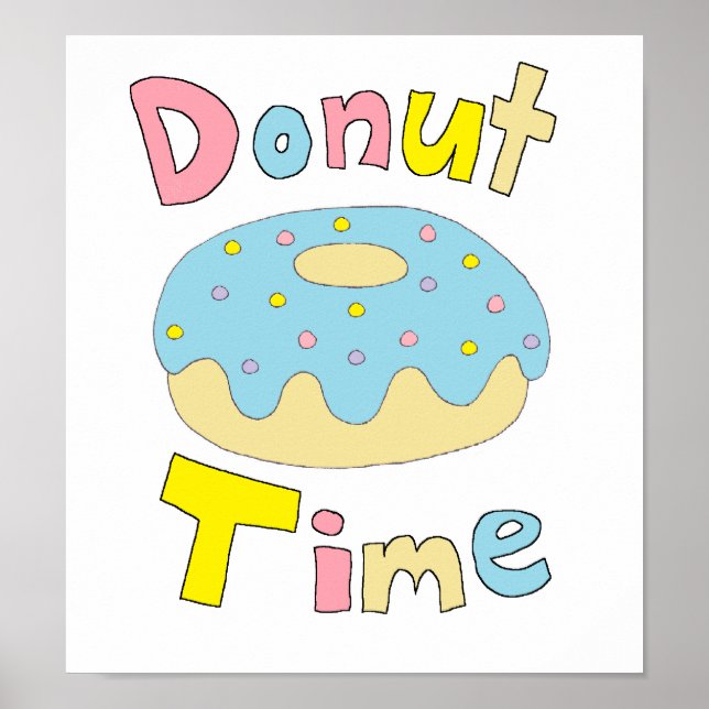 Doughnut Time Poster (Front)