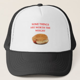 doughnut trucker hat