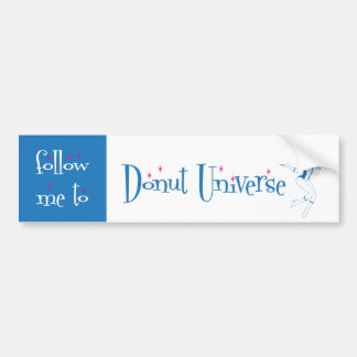 Doughnut Universe Bumper Sticker