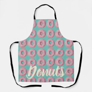 Doughnut Vegan Pattern for Vegetarian Sweet Tooth Apron