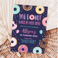 Doughnut Want To Miss This Pink Sweet Girl Birthda