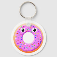 Doughnut With Eyes And Sprinkles Drawing