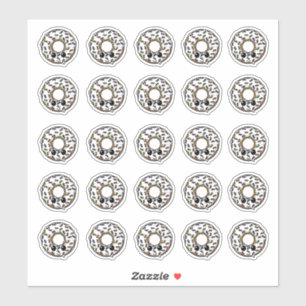 Doughnut with Frosting and Sprinkles