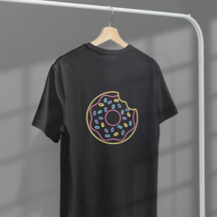 Doughnut With Sprinkles Neon T-Shirt